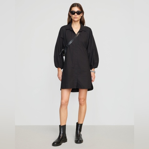 Modern Citizen Dresses & Skirts - MODERN CITIZEN WHITE Clara Open-Back Button Down Dress